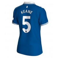 Everton Michael Keane #5 Domaci Dres za Ženska 2023-24 Kratak Rukav